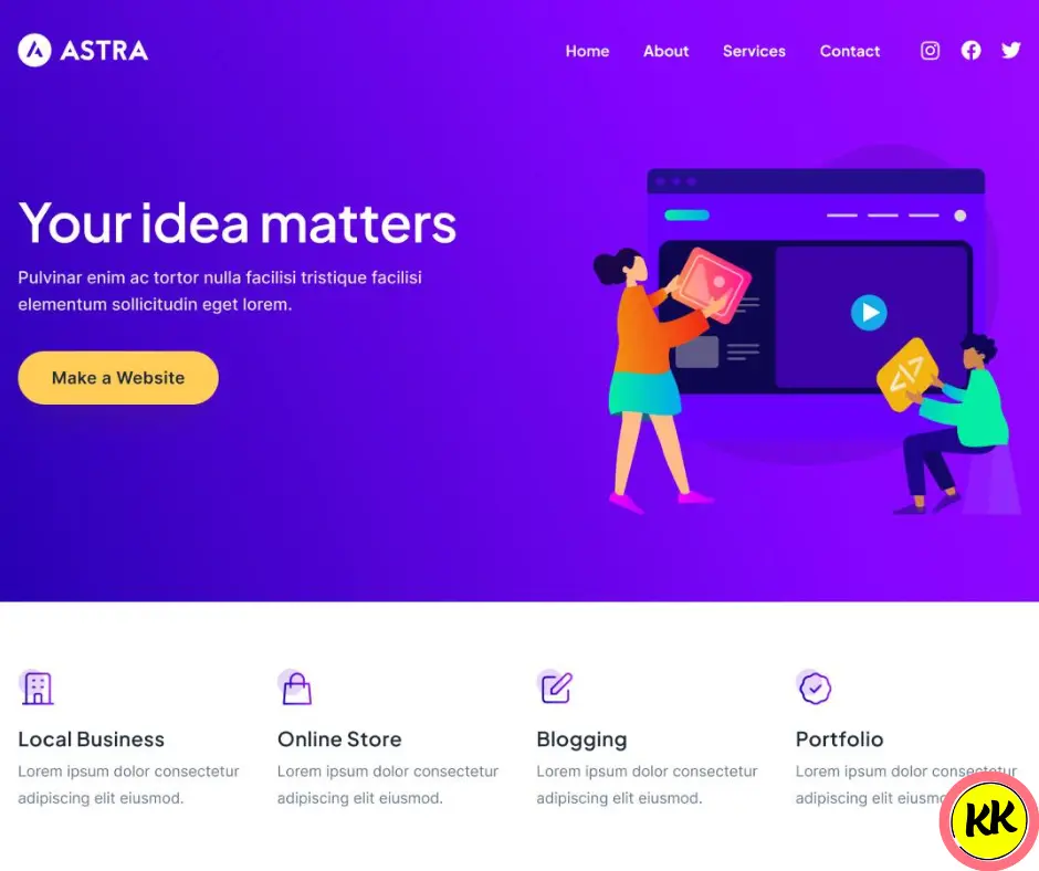 Theme 2. Astra – Fast, Lightweight & Customizable WordPress Theme – Download Now!
