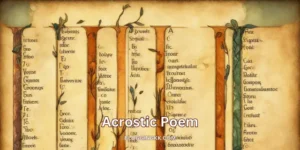 Acrostic Poem in English