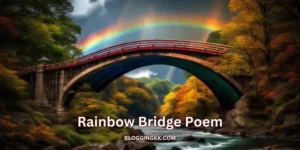 Rainbow Bridge Poem in English