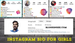 1065+ Best Instagram Bio for Girls – Attitude, Cute, and Stylish!